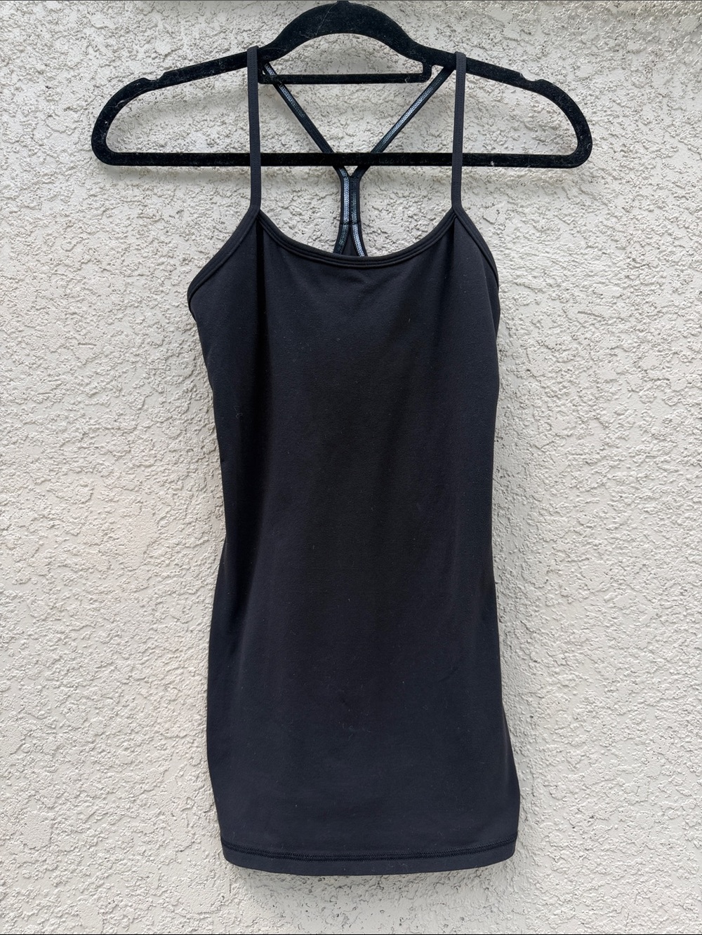 lululemon athletica Black Strappy T-Back Camisole
